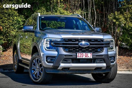Grey 2023 Ford Ranger Double Cab Pick Up Wildtrak 3.0 (4X4)