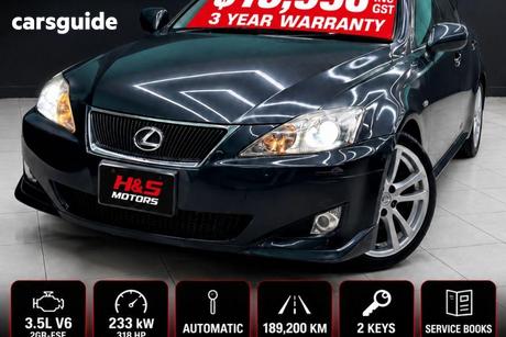 Grey 2007 Lexus IS Sedan F SPORT GSE21R