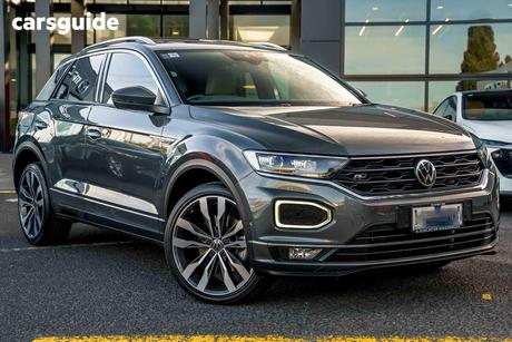 Grey 2021 Volkswagen T-ROC Wagon 140Tsi Sport