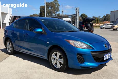 Blue 2013 Mazda 3 Sedan Neo