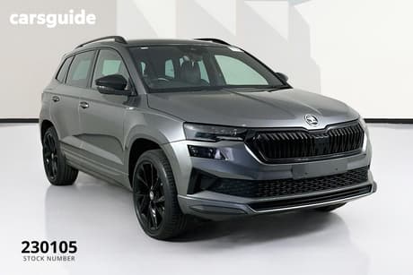 Grey 2023 Skoda Karoq Wagon Sportline (4X4) 140Tsi