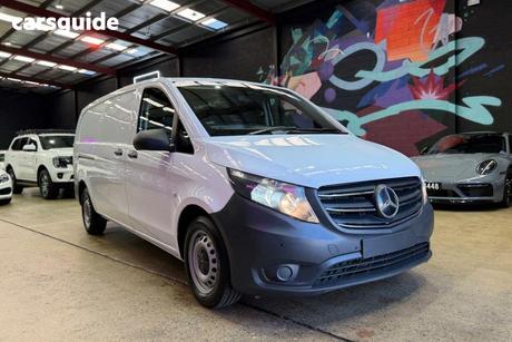 White 2021 Mercedes-Benz Vito Van 116 Cdi Mwb Rwd
