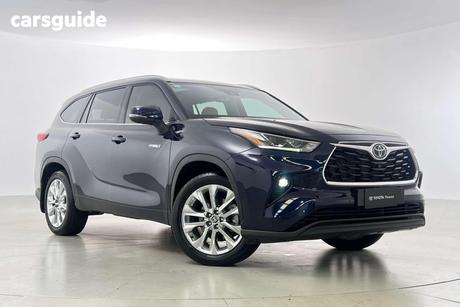 Blue 2023 Toyota Kluger Wagon Grande Hybrid Awd