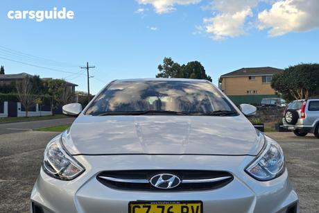 Silver 2016 Hyundai Accent Hatchback Active