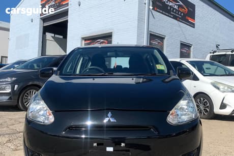 Black 2015 Mitsubishi Mirage Hatchback Es