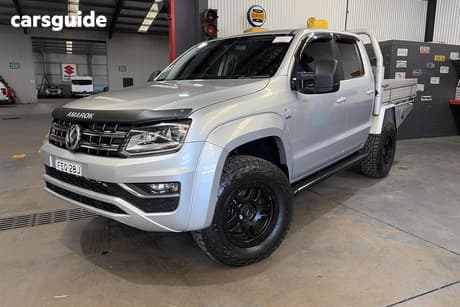 Silver 2019 Volkswagen Amarok Dual Cab Utility V6 Tdi 550 Highline