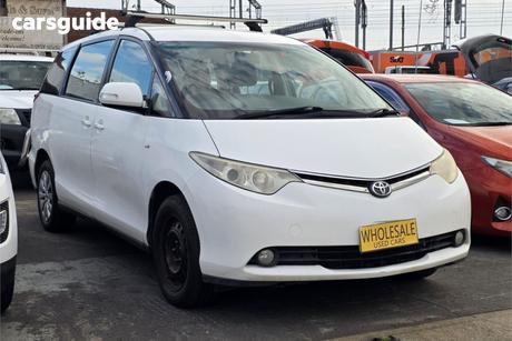 White 2007 Toyota Tarago Wagon Gli V6