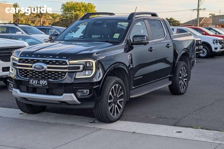Black 2025 Ford Ranger Double Cab Pick Up Platinum 3.0 (4X4)