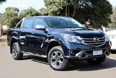 Blue 2019 Mazda BT-50 Dual Cab Chassis Xt Hi-Rider (4X2) (5Yr)