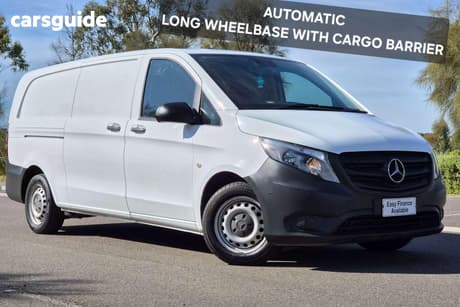 White 2015 Mercedes-Benz Vito Van 114 Bluetec Lwb