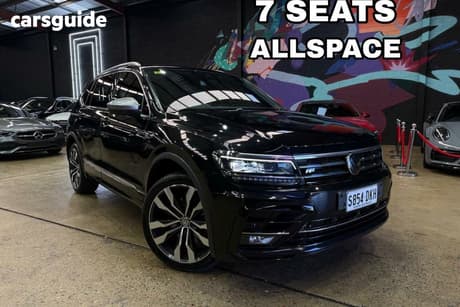 Black 2020 Volkswagen Tiguan Wagon 162Tsi R-Line