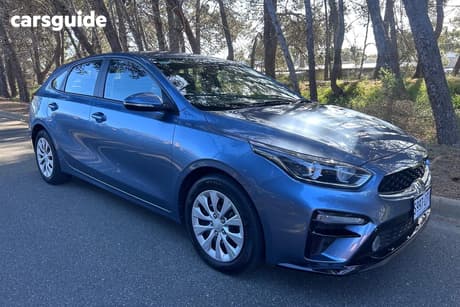 Blue 2020 Kia Cerato Hatchback S