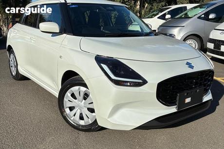 White 2026 Suzuki Swift Hatchback Hybrid