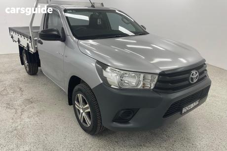 Silver 2017 Toyota Hilux Cab Chassis Workmate