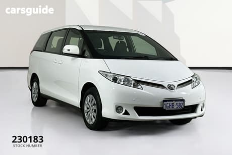White 2017 Toyota Tarago Wagon Gli