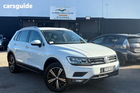 White 2017 Volkswagen Tiguan SUV 132TSI