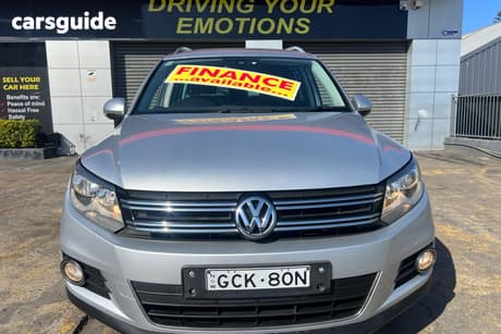 Silver 2014 Volkswagen Tiguan SUV 132 TSI (4X4) 5NC MY15