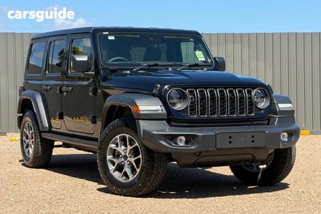 Black 2024 Jeep Wrangler Unlimited Hardtop Sport S (4X4)