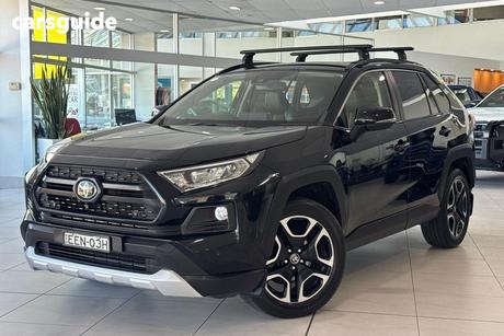 Black 2019 Toyota RAV4 Wagon Edge Awd