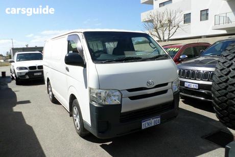 White 2014 Toyota HiAce Van Lwb