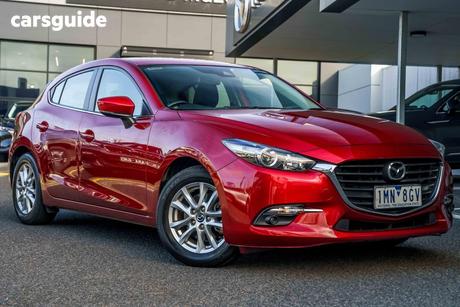 Red 2018 Mazda 3 Sedan Touring