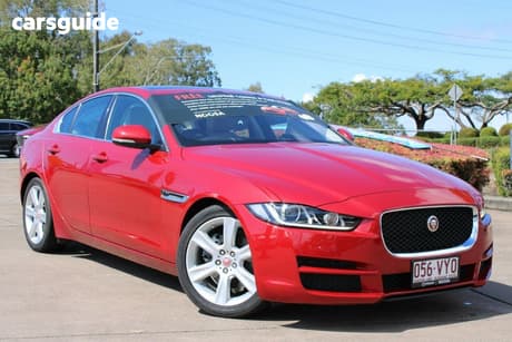 Red 2015 Jaguar XE Sedan 20D Prestige