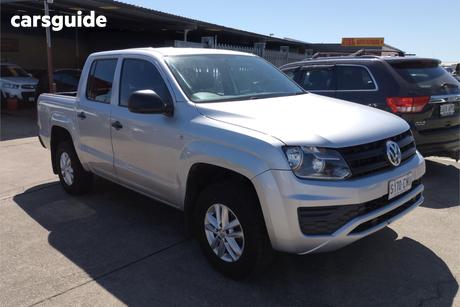 Silver 2017 Volkswagen Amarok Dual Cab Utility Tdi420 Core Edition (4X4)
