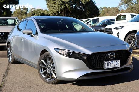 Silver 2021 Mazda 3 Hatchback G20 Touring