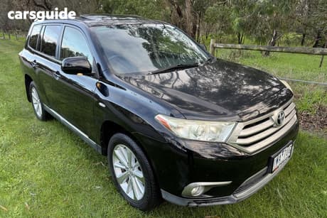 2012 Toyota Kluger Wagon Altitude (Fwd) 7 Seat