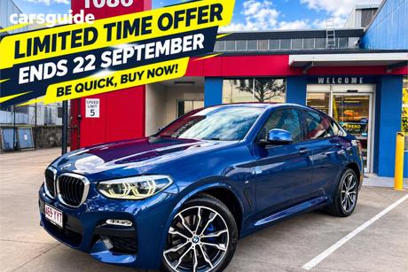 Blue 2019 BMW X4 Coupe Xdrive 30I M Sport