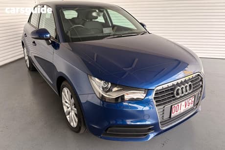 Blue 2014 Audi A1 Hatchback Sportback 1.4 Tfsi Attraction