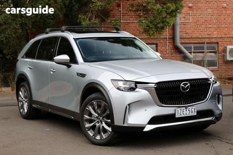 Silver 2023 Mazda CX-90 Wagon D50E Touring Mhev