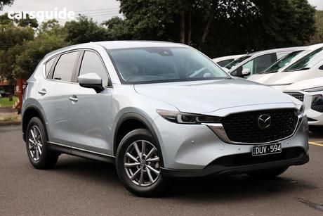 Silver 2023 Mazda CX-5 Wagon G25 Touring (Awd)