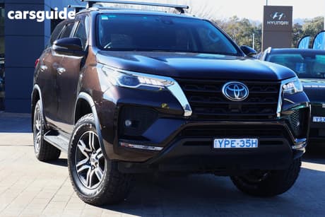 Brown 2021 Toyota Fortuner Wagon Gxl