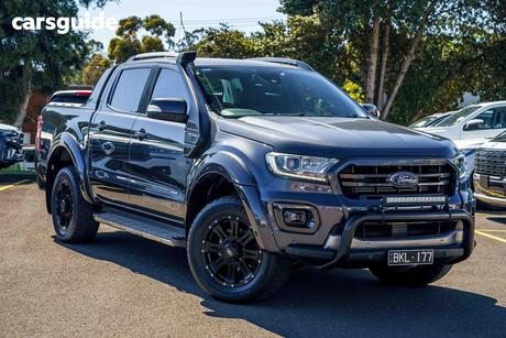 Grey 2020 Ford Ranger Double Cab Pick Up Wildtrak 2.0 (4X4)