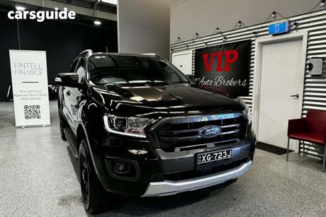 Black 2020 Ford Ranger Double Cab Pick Up Wildtrak 3.2 (4X4)