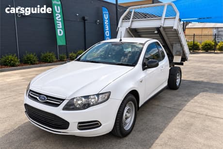 White 2014 Ford Falcon Ute Tray (LPI)
