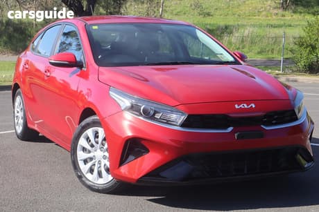 Red 2021 Kia Cerato Hatchback S