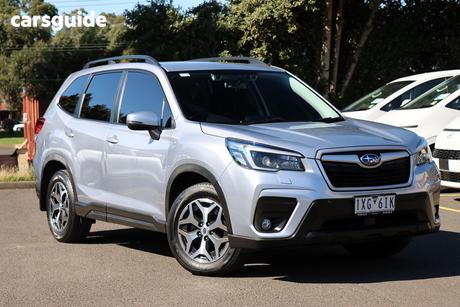 Silver 2021 Subaru Forester Wagon 2.5I (Awd)