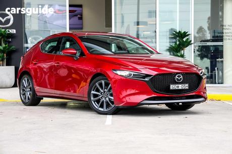 Red 2026 Mazda Mazda3 Hatchback G20 Touring Vision