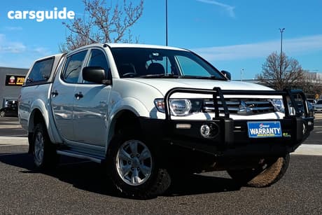 White 2012 Mitsubishi Triton Double Cab Utility Glx (4X4)