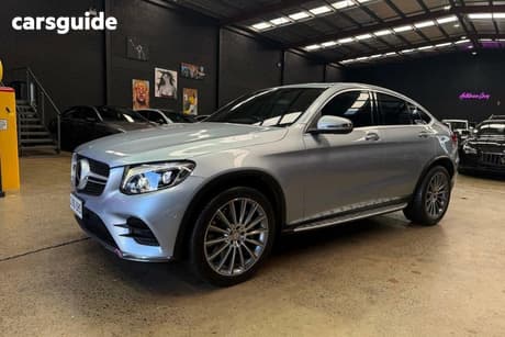 Silver 2016 Mercedes-Benz GLC250 Coupe 250