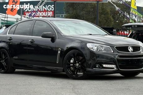 Black 2015 Holden Commodore Sedan Ss-V Redline