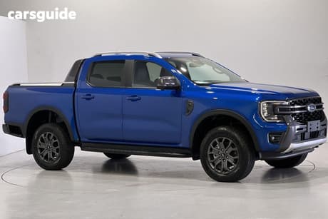 Blue 2025 Ford Ranger Double Cab Pick Up Wildtrak 3.0 (4X4)