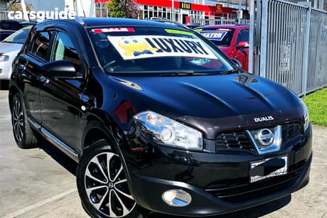 Black 2012 Nissan Dualis Wagon Ti-L (4X4)