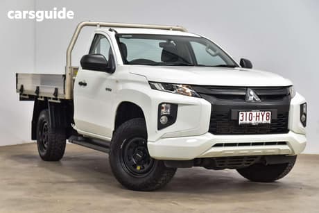 White 2023 Mitsubishi Triton Cab Chassis Glx (4X2)