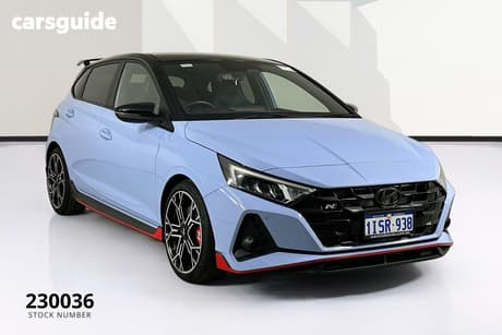Blue 2025 Hyundai I20 Hatchback N