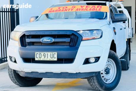 White 2017 Ford Ranger Crew Cab Chassis Xl 2.2 Hi-Rider (4X2)