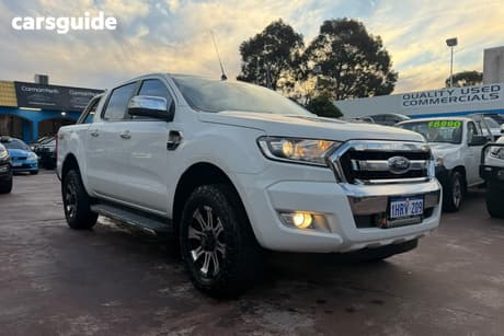 White 2016 Ford Ranger Dual Cab Utility Xlt 3.2 (4X4)