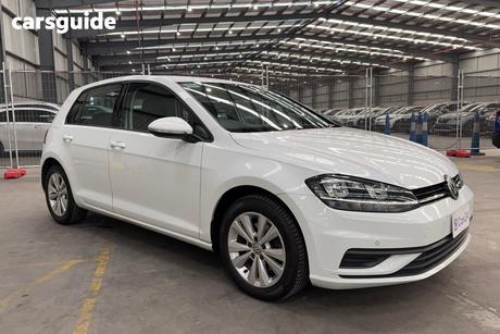 White 2020 Volkswagen Golf Hatchback 110 Tsi Trendline